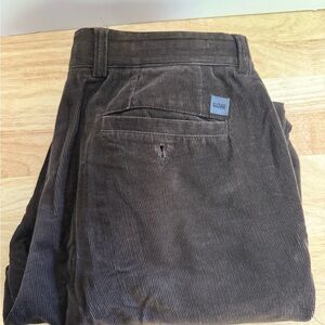 Hugo Boss Brown Corduroy Pants